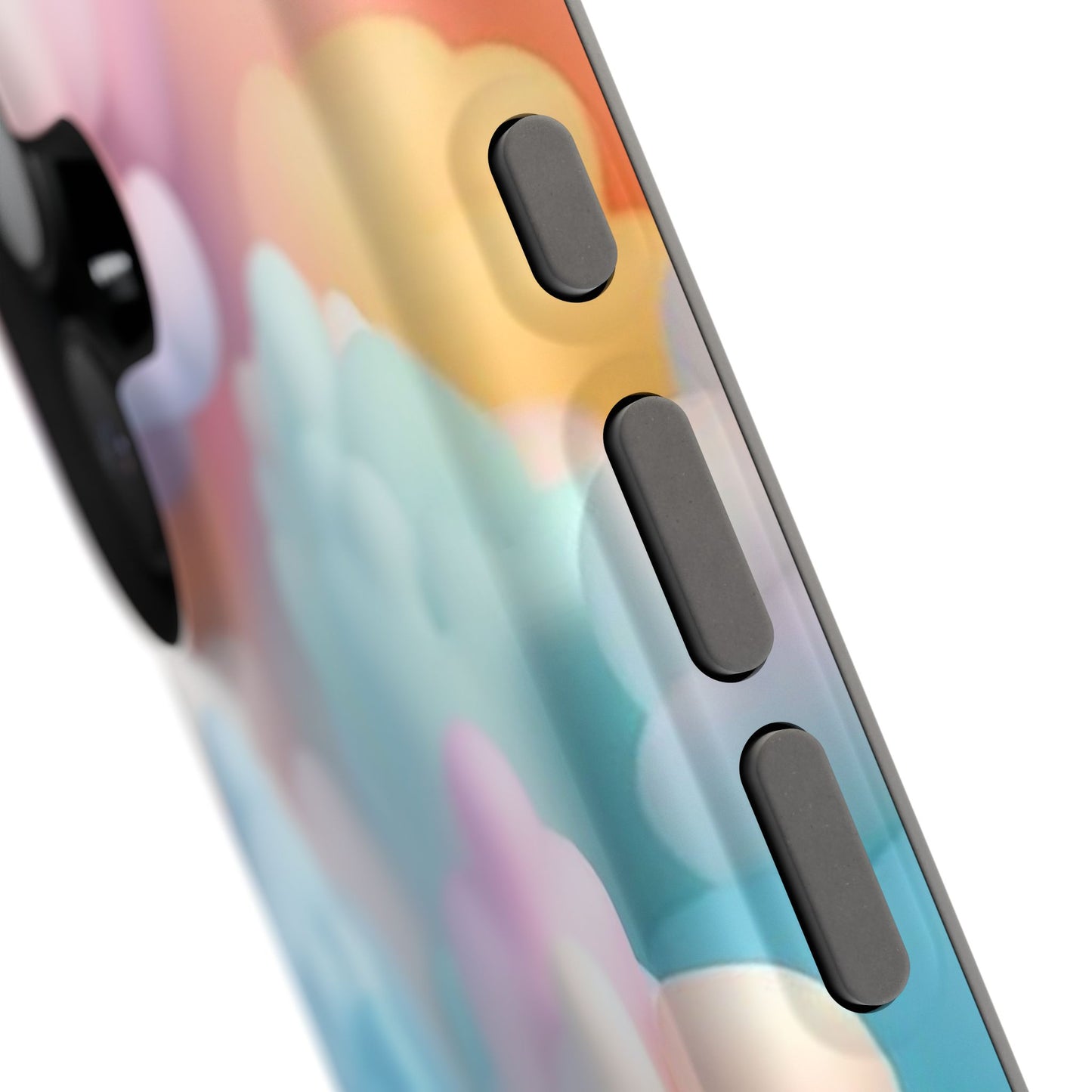 Colorful Cloud Magnetic Phone Cases, Vibrant Tough Cases, Cute Phone Covers, Cloud Art Cases, Rainbow Phone Accessories